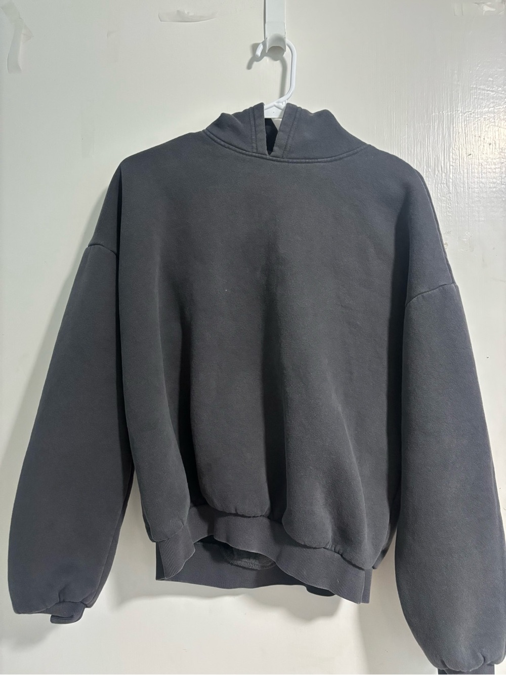Edikted Charcoal Gray Pullover Hoodie